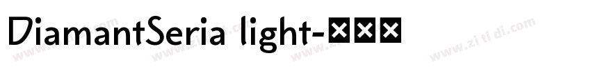 DiamantSeria light字体转换